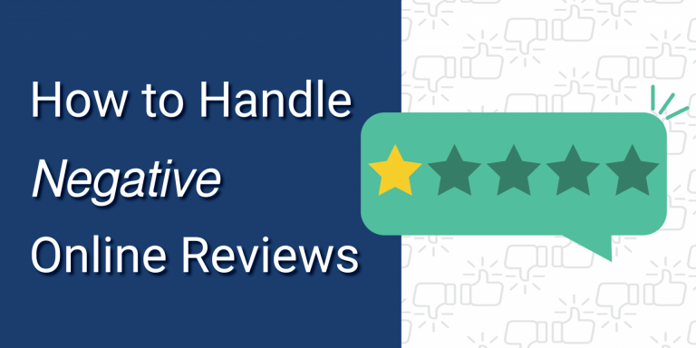 How to Handle Negative Online Reviews